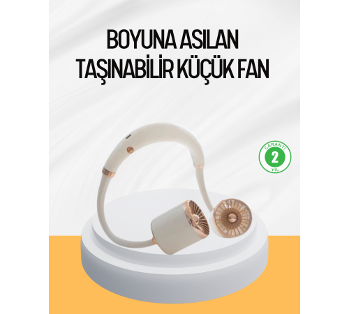 Katlanabilir Asılabilir Fan USB Şarjlı Hafif ve Sessiz Tasarım