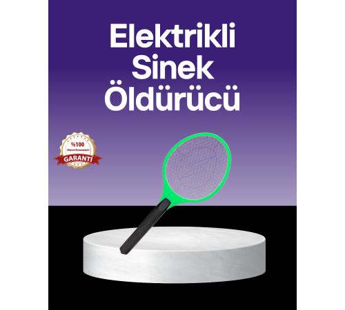 Çocuk ve Evcil Hayvan Dostu Elektrikli Sinek Raketi | Güvenli Kullanım