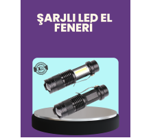 Suya Dayanıklı 4 Modlu Mini LED El Feneri
