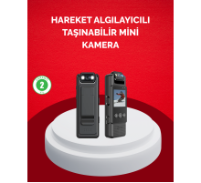 Mini Kamera 1080P Full HD Taşınabilir Güvenlik ve Kayıt Cihazı