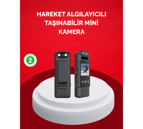 Mini Kamera 1080P Full HD Taşınabilir Güvenlik ve Kayıt Cihazı