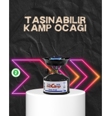 Doğa, Piknik ve Acil Durum İçin Kamp Ocağı Seti