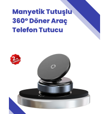 Araç İçi Telefon Tutucu Güçlü Manyetik Vakumlu Model