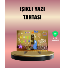 USB Bağlantılı LED Akrilik Çizim ve Not Tahtası