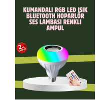 Hoparlörlü LED Ampul – Ev ve Ofis İçin Akıllı Aydınlatma Çözümü