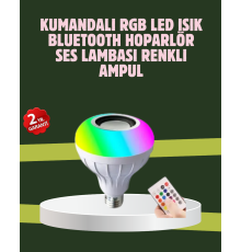 Hoparlörlü LED Ampul – Ev ve Ofis İçin Akıllı Aydınlatma Çözümü