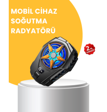 Dijital Göstergeli Evrensel Telefon Soğutma Fanı