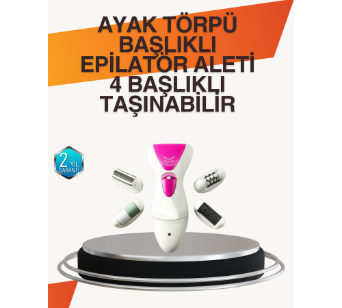 4 Fonksiyonlu Epilasyon ve Tırnak Bakım Makinesi