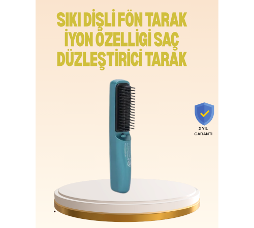 2600mAh Bataryalı Elektrikli Saç Düzleştirici – ABS Gövde