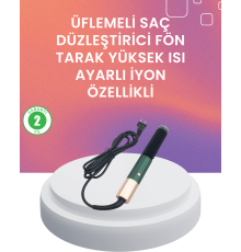 Termal Koruma Sistemli Çok Fonksiyonlu Saç Şekillendirme Cihazı