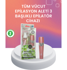 Yumuşak ve Pürüzsüz Cilt İçin Epilasyon Seti