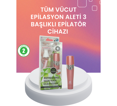 Yumuşak ve Pürüzsüz Cilt İçin Epilasyon Seti