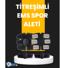 Titreşimli EMS Spor ve Fitness Cihazı Karın Kası Kol Bacak 2025 Model
