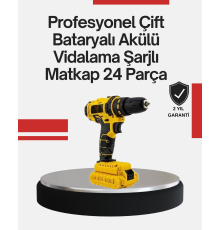 Ergonomik Tasarımlı 12V Matkap | 2 Vitesli, LED Aydınlatmalı ve Dayanıklı