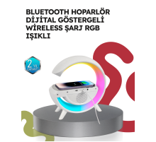 2025 Model 15W Kablosuz Şarjlı Renkli Atmosfer Lambası