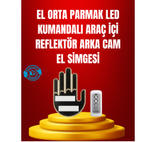 Suya Dayanıklı LED El Park Uyarı Cihazı Uzaktan Kumandalı 2025