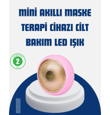 LED Işık Terapisi ve Termoterapi Özellikli Hızlı Cilt Bakım Cihazı