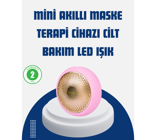 LED Işık Terapisi ve Termoterapi Özellikli Hızlı Cilt Bakım Cihazı