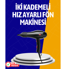 2200W Güçlü Motorlu Ergonomik Fön Makinesi
