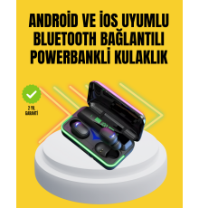 E10 Powerbanklı Bluetooth Kulaklık Oyun Modu ve Şık Tasarım
