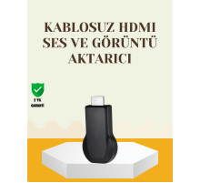 Kompakt HDMI Kablosuz Dongle – 1080p Görüntü ve Plug‑and‑Play Kurulum