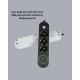 3 USB Çıkışlı Hızlı Şarjlı Anahtarlı Üçlü Priz