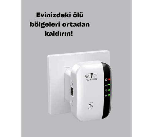 Wireless-N 300 Mbps WiFi Booster – Modem Router AP Sinyal Amplifikatör