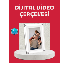 Kompakt Tasarımlı 7 İnç Dijital Fotoğraf Çerçevesi – Modern ve Şık Görünüm