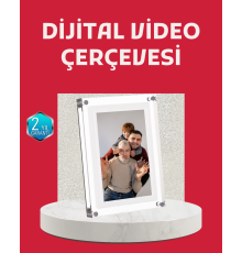 Kompakt Tasarımlı 7 İnç Dijital Fotoğraf Çerçevesi – Modern ve Şık Görünüm
