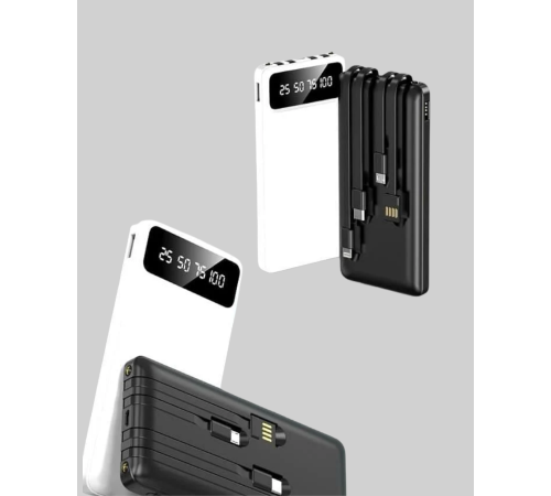 Akıllı LCD Ekranlı 20.000mAh Powerbank PD + USB + Type-C Akıllı LCD Ekranlı 20.000mAh Powerbank PD + USB + Type-C