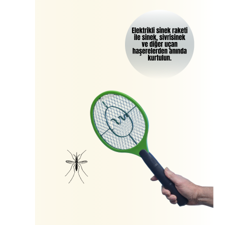 Taşınabilir Elektronik Sinek Kovucu | Balkon, Bahçe ve Kamp İçin İdeal