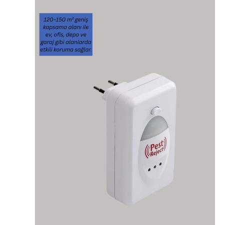 Geniş Alan Kapasiteli Sessiz Enerji Tasarruflu Haşere Kovucu