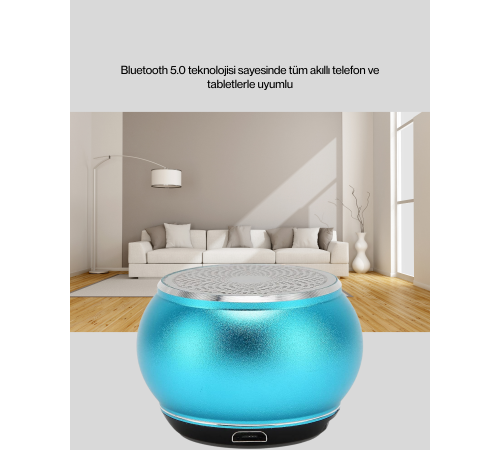 Kablosuz Bluetooth Hoparlör | 2-3 Saat Kesintisiz Müzik Keyfi Kablosuz Bluetooth Hoparlör | 2-3 Saat Kesintisiz Müzik Keyfi