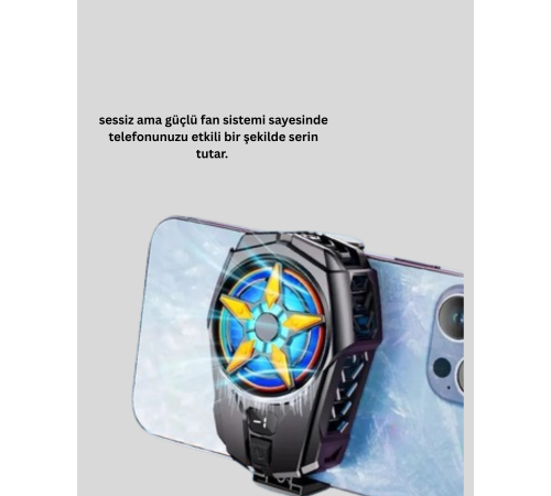 Evrensel Uyumlu Type-C Şarjlı Cep Telefonu Radyatörü