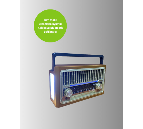 Ahşap Görünümlü Masaüstü Bluetooth Cihaz