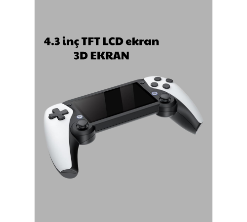 Tüm Klasik Oyunları Destekleyen 64GB Taşınabilir Konsol