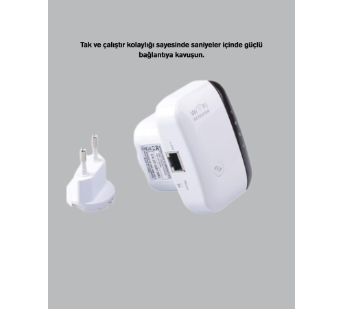 Wireless-N 300 Mbps WiFi Booster – Modem Router AP Sinyal Amplifikatör