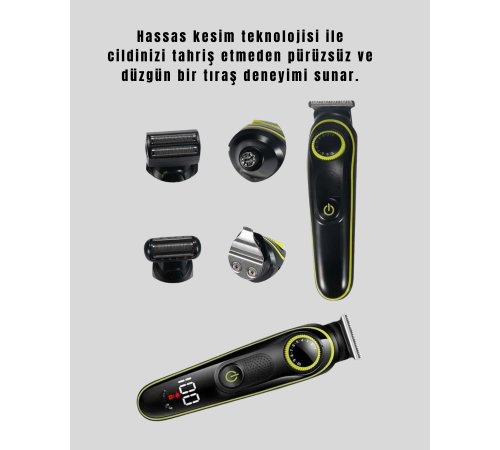 5-in-1 Saç ve Sakal Şekillendirici Erkek Bakım Seti