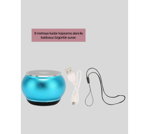 Kablosuz Bluetooth Hoparlör | 2-3 Saat Kesintisiz Müzik Keyfi Kablosuz Bluetooth Hoparlör | 2-3 Saat Kesintisiz Müzik Keyfi