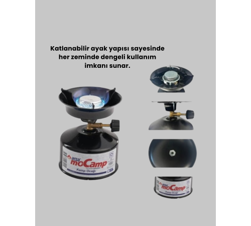 Piknik ve Doğa Yürüyüşü İçin Taşınabilir Kamp Ocağı
