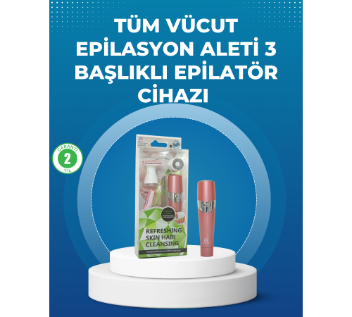 Pembe Epilasyon Cihazı – Acısız Tüy Temizliği