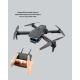 2.4G 4CH Katlanabilir Drone 100 Metre Uçuş Mesafeli