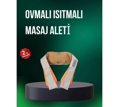 Ovmalı Isıtmalı Masaj Aleti Bel Boyun Omuz İçin Profesyonel Masaj Keyfi Ovmalı Isıtmalı Masaj Aleti Bel Boyun Omuz İçin Profesyonel Masaj Keyfi
