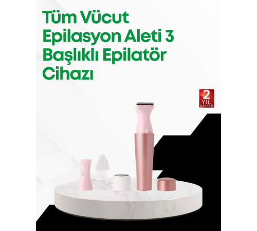 Yüz ve Beden İçin Portatif Tüy Alma Cihazı