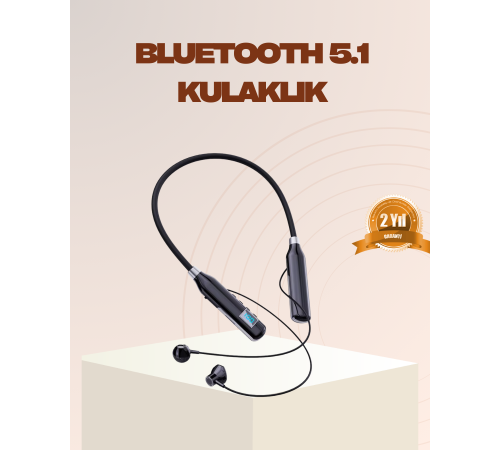 Bluetooth 5.1 Kablosuz Kulaklık – Net Ses ve Güçlü Bağlantı