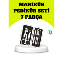 Paslanmaz Çelik Kişisel Bakım Seti – 7 Parça