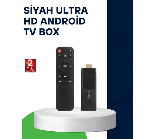 4K Ultra HD Android TV Stick – Tak Çalıştır Akıllı TV Cihazı