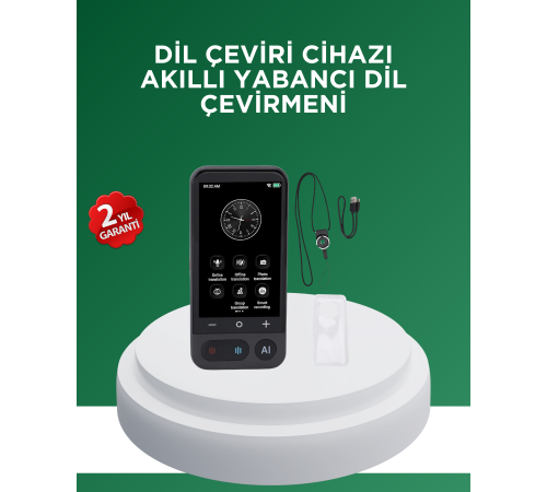 139 Dil Destekli Taşınabilir Sesli Çevirmen Cihazı