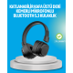 Deep Bass Destekli Kablosuz Katlanabilir Kulak Üstü Kulaklık