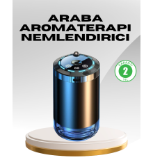 Araç İçi Difüzör Nemlendirici ve Aromaterapi Özellikli